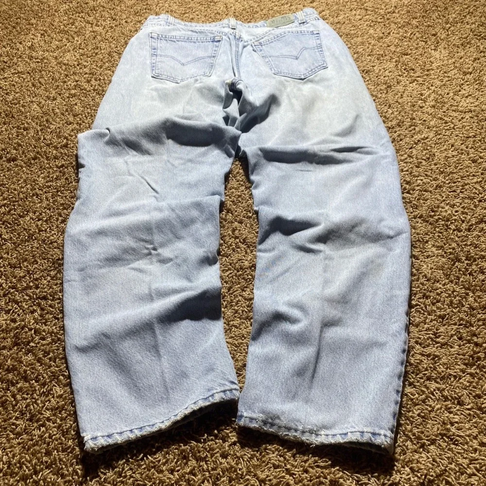 Vintage Levis SilverTab Relaxed Fit Jeans Light Wash 90s USA Made W38 L32 37x30